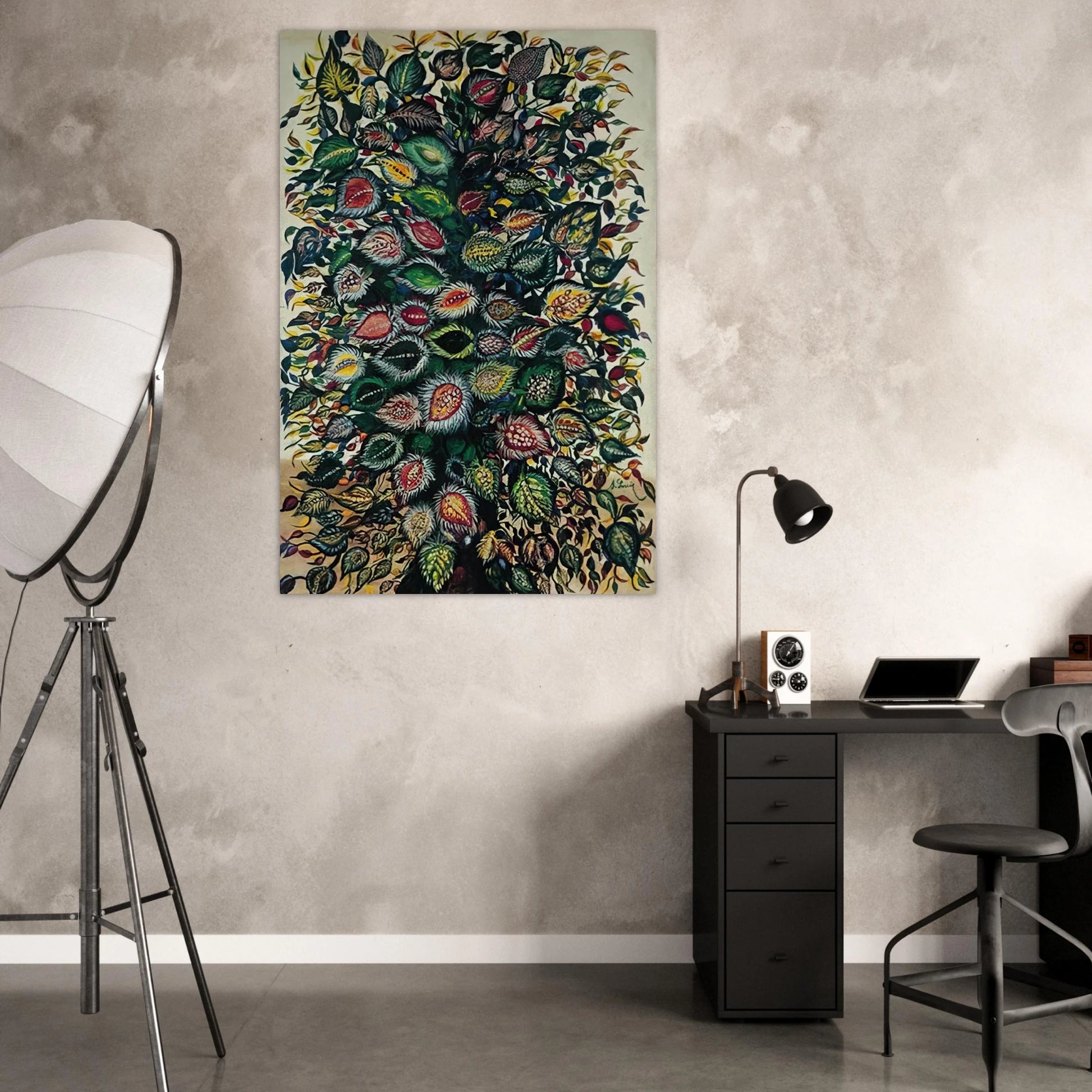 Feuilles - 1929 - Seraphine Louis Art Prints - 100x150 cm / 40x60″ inches | Seraphine Louis Poster | Seraphine Louis Prints