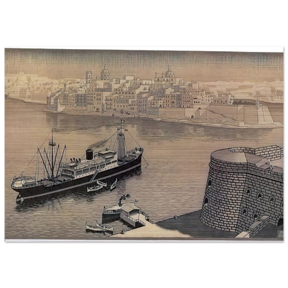 SENGELA MALTA - MC Escher Brushed Aluminum Print - 70x100 cm / 28x40 inches | MC Escher Aluminum Print | MC Escher Prints