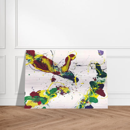 Hail Hailey - Sam Francis Brushed Aluminum Print - 70x100 cm / 28x40 inches | Sam Francis Aluminum Print | Sam Francis Prints