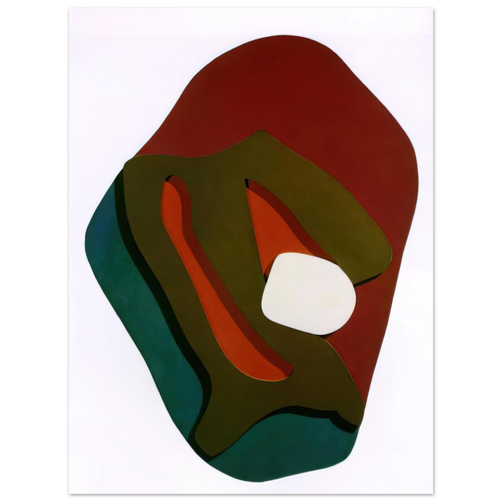Jean Arp - Terrestrial Forest Form  75x100 cm / 30x40inches Fine Art Poster