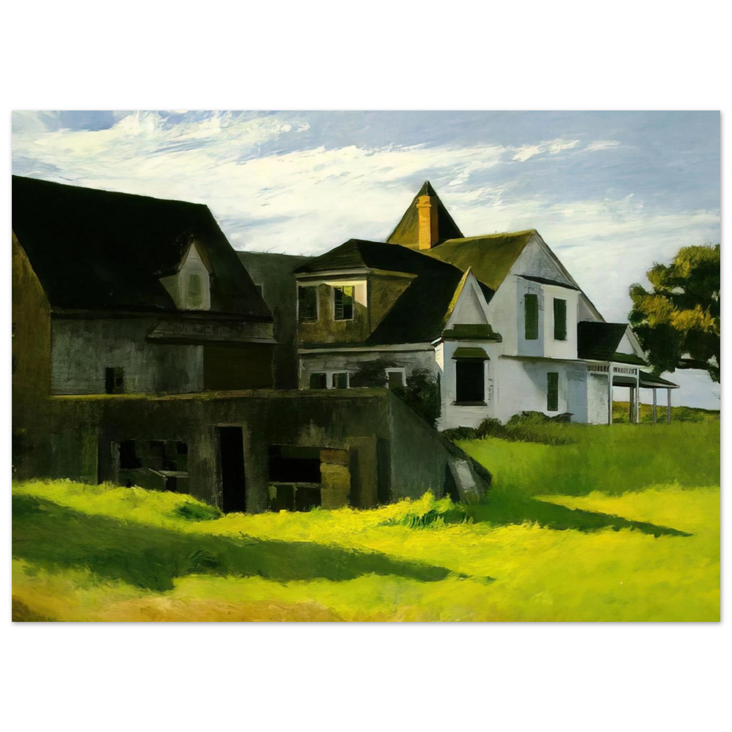 Edward Hopper - Cape Cod Afternoon Fine Art Poster