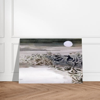 Coastal landscape - 1973 - Mary Fedden Brushed Aluminum Print - 70x100 cm / 28x40 inches | Mary Fedden Aluminum Print | Mary Fedden Prints