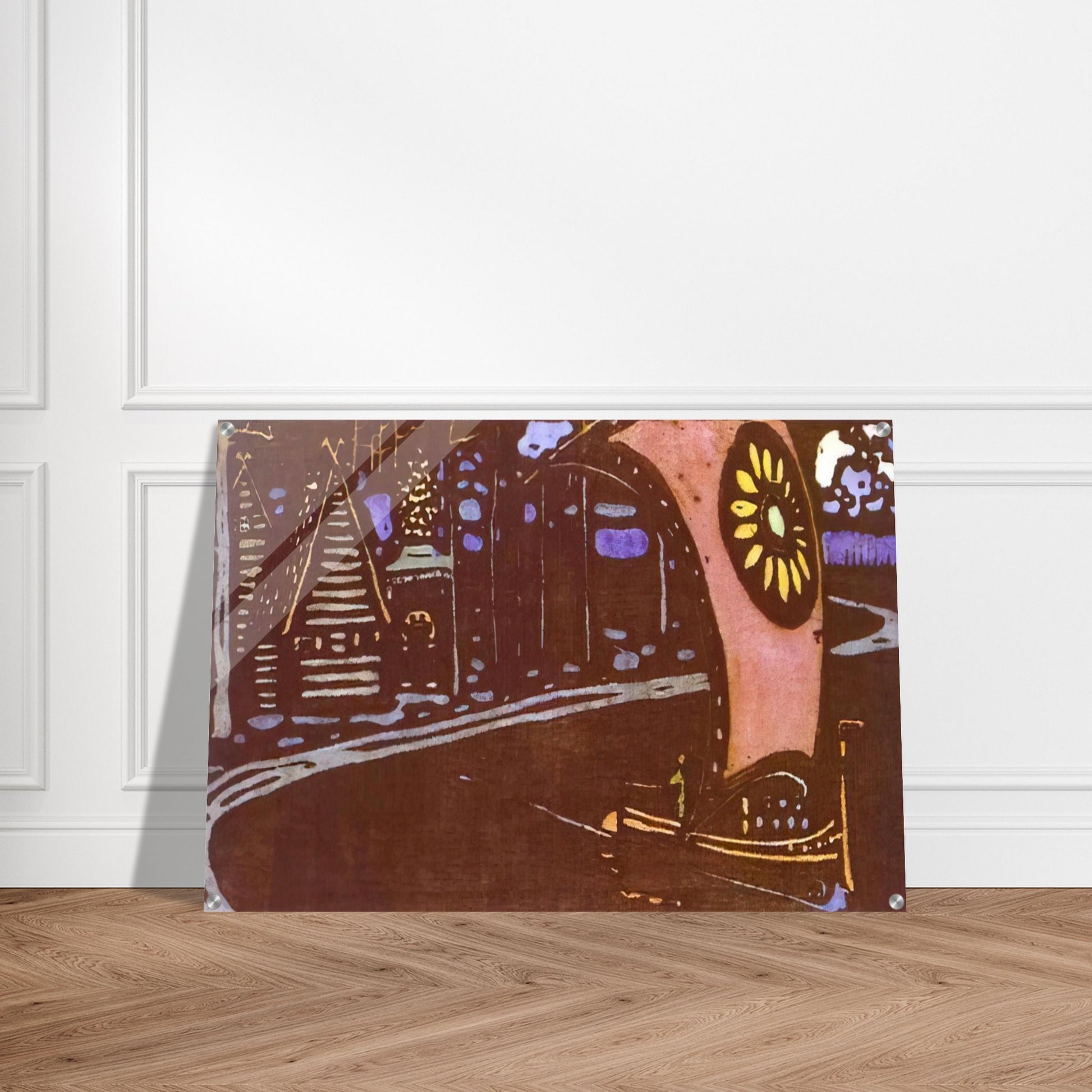 THE GOLDEN SAIL 1903 - Wassily Kandinsky Acrylic Print - 70x100 cm / 28x40″ inches | Wassily Kandinsky Wall Art | Wassily Kandinsky Prints