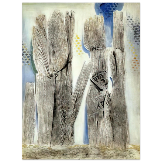 Max Ernst - The Blue Forest  75x100 cm / 30x40inches Fine Art Poster