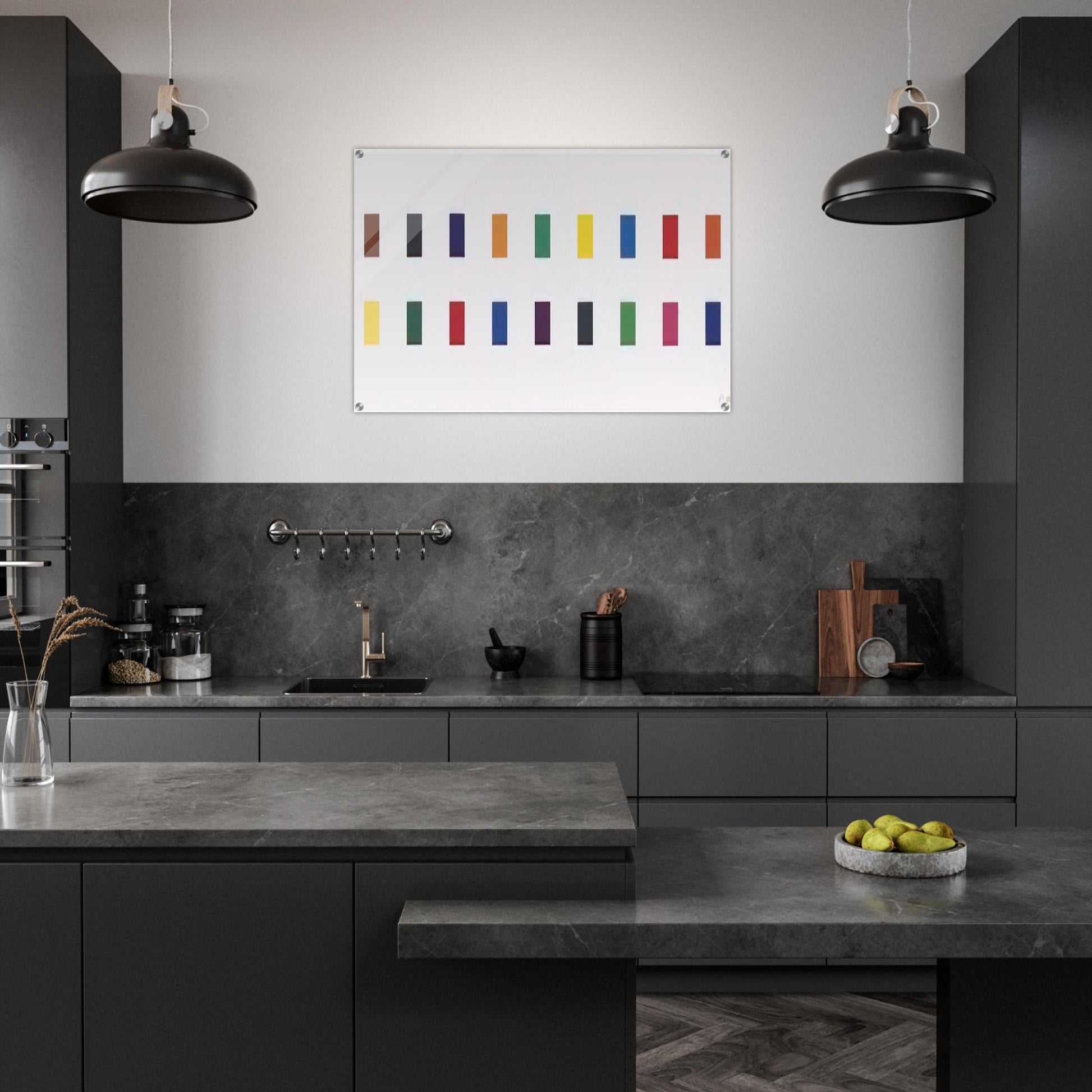 18 Colors  Cincinnati  - Ellsworth Kelly Acrylic Print - 70x100 cm / 28x40″ inches