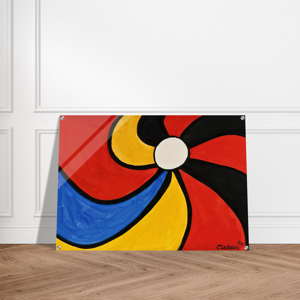 THE BIG WHEEL 1970 - Alexander Calder Acrylic Print - 70x100 cm / 28x40″ inches