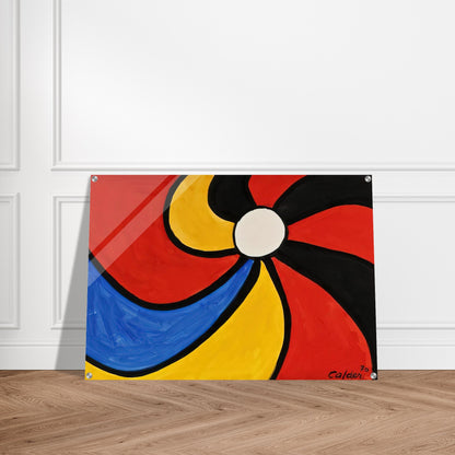 THE BIG WHEEL 1970 - Alexander Calder Acrylic Print - 70x100 cm / 28x40″ inches