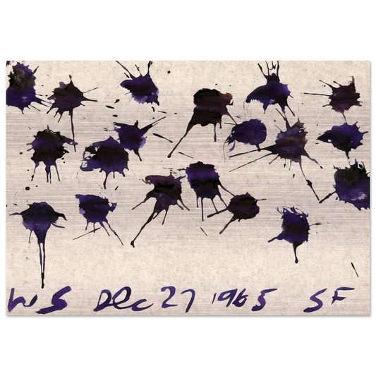 WS Dec 27, 1965 SF - 1965 - William Saroyan Brushed Aluminum Print - 70x100 cm / 28x40 inches | William Saroyan Aluminum Print | William Saroyan Prints