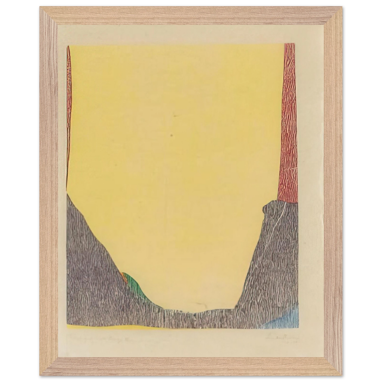 Helen Frankenthaler - East and Beyond - 1973 Wall art - 40x50 cm / 16x20 inches - Fine Art Poster-canvas - -