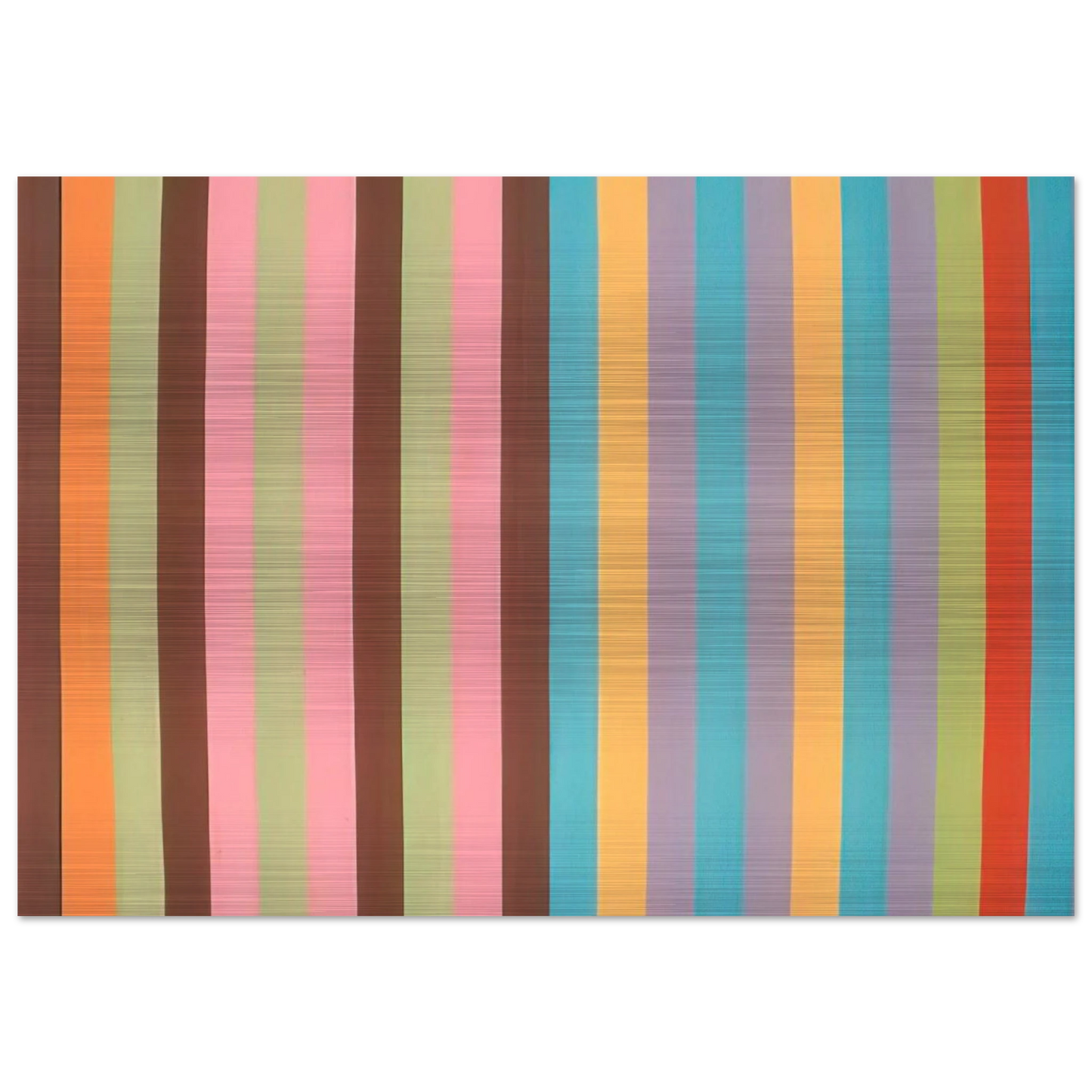 Boudoir Painting - 1965 - Gene Davis Brushed Aluminum Print - 70x100 cm / 28x40 inches | Gene Davis Aluminum Print | Gene Davis Prints
