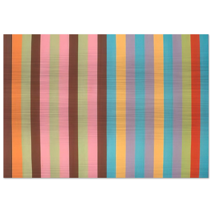 Boudoir Painting - 1965 - Gene Davis Brushed Aluminum Print - 70x100 cm / 28x40 inches | Gene Davis Aluminum Print | Gene Davis Prints