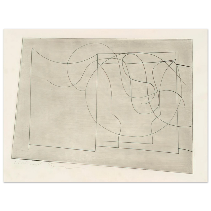Ben Nicholson - Aegean - 1967  75x100 cm / 30x40inches Fine Art Poster