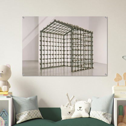POTATO HOUSE KARTOFFELHAUS 1967 - Sigmar Polke Acrylic Print - 70x100 cm / 28x40″ inches