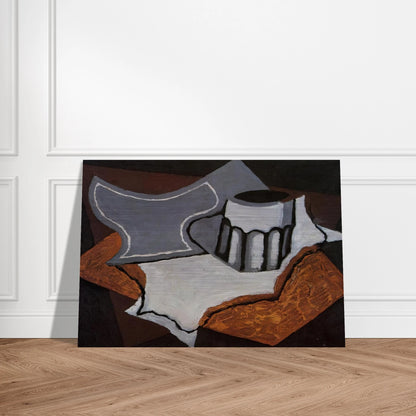 THE GOBLET 1927 - Juan Gris Brushed Aluminum Print - 70x100 cm / 28x40 inches | Juan Gris Aluminum Print | Juan Gris Prints