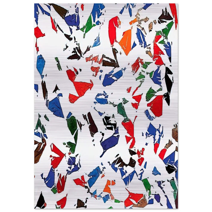Blancs - 1973 - Simon Hantai Brushed Aluminum Print - 70x100 cm / 28x40 inches | Simon Hantai Aluminum Print | Simon Hantai Prints