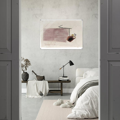 14.X.58 - 1958 - Julius Bissier Acrylic Print - 70x100 cm / 28x40″ inches | Julius Bissier Wall Art | Julius Bissier Prints