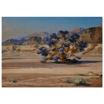 Smoketree - Post-Impressionism - Agnes Lawrence Pelton Brushed Aluminum Print - 70x100 cm / 28x40 inches | Agnes Lawrence Pelton Aluminum Print | Agnes Lawrence Pelton Prints