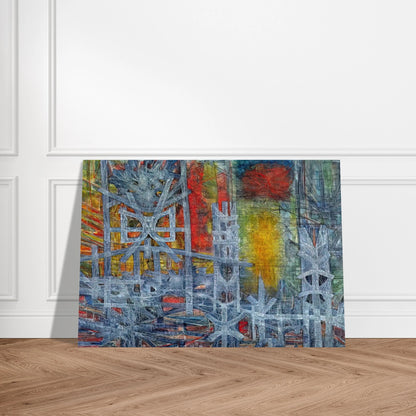 Silence at Sharpeville - 1962 - Jimmy Ernst Brushed Aluminum Print - 70x100 cm / 28x40 inches | Jimmy Ernst Aluminum Print | Jimmy Ernst Prints