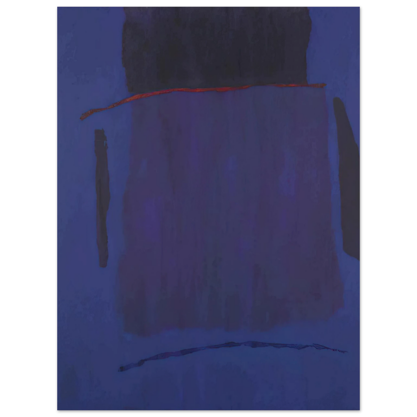 Theodoros Stamos - Infinity Field, Lefkada Series #3 - 1979  75x100 cm / 30x40inches Fine Art Poster