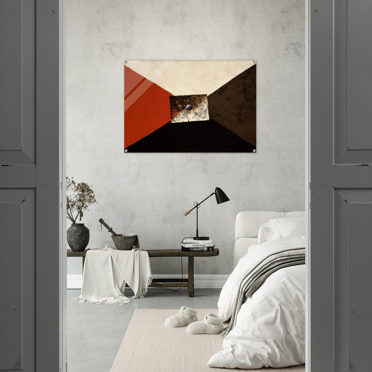 COMPOSITION MARCHAND DE COULEURS - Man Ray Acrylic Print - 70x100 cm / 28x40″ inches | Man Ray Wall Art | Man Ray Prints