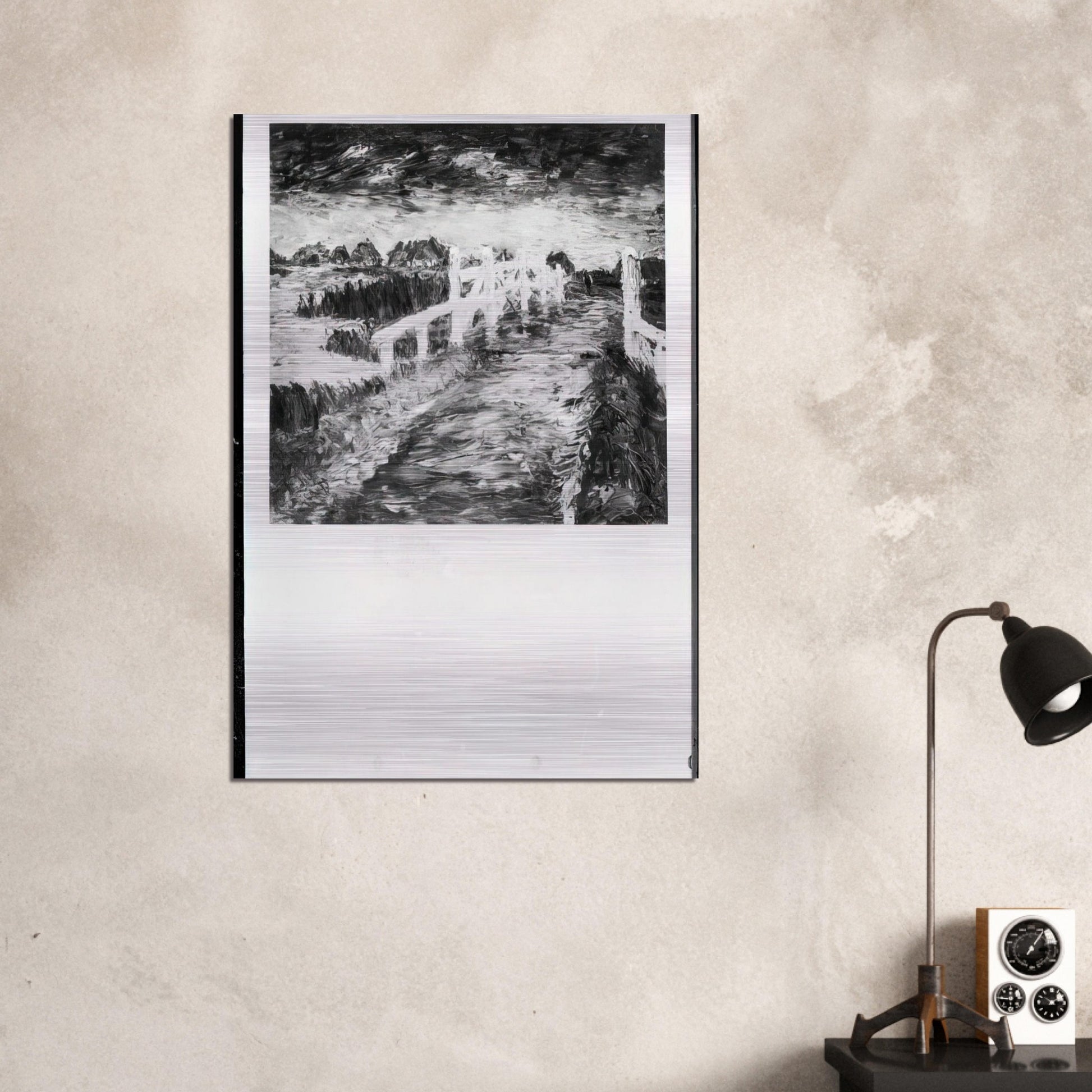 Maruchbrucke - Emil Nolde Brushed Aluminum Print - 70x100 cm / 28x40 inches | Emil Nolde Aluminum Print | Emil Nolde Prints