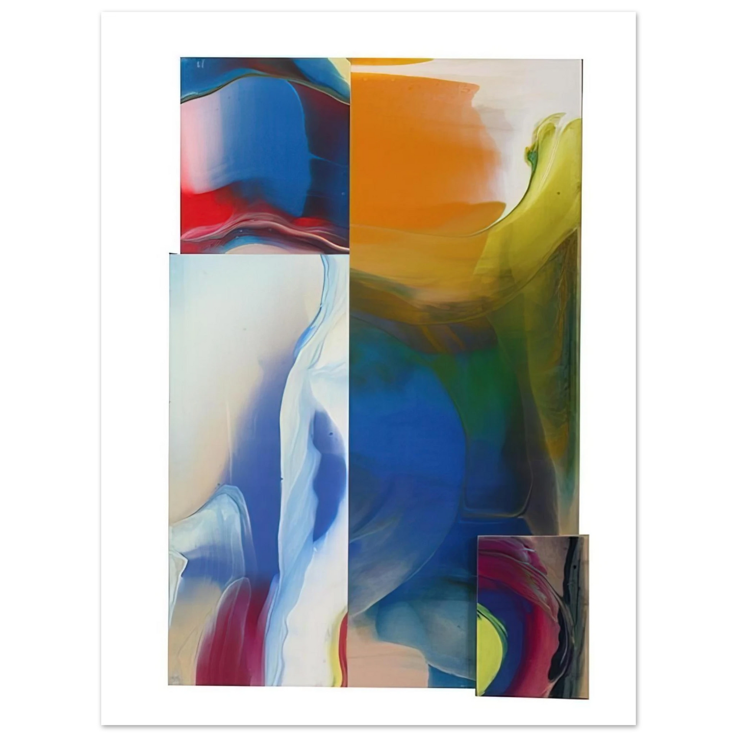 Sam Gilliam - Lot and Square  75x100 cm / 30x40inches Fine Art Poster