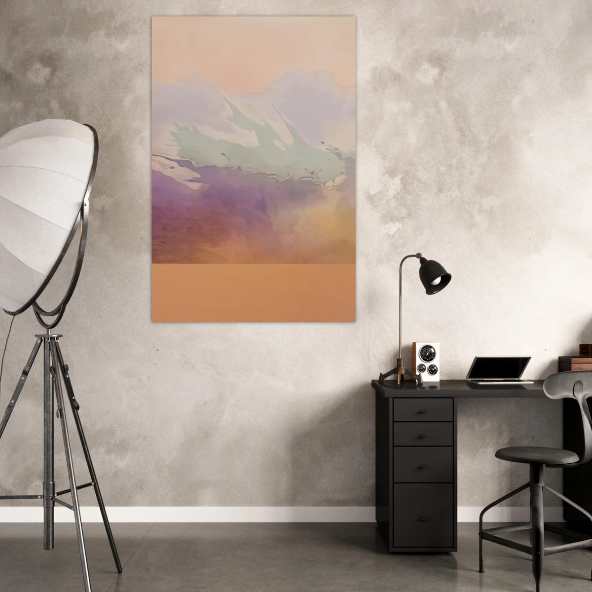 Atlantic - 1969 - Ronnie Landfield Art Prints - 100x150 cm / 40x60″ inches | Ronnie Landfield Poster | Ronnie Landfield Prints