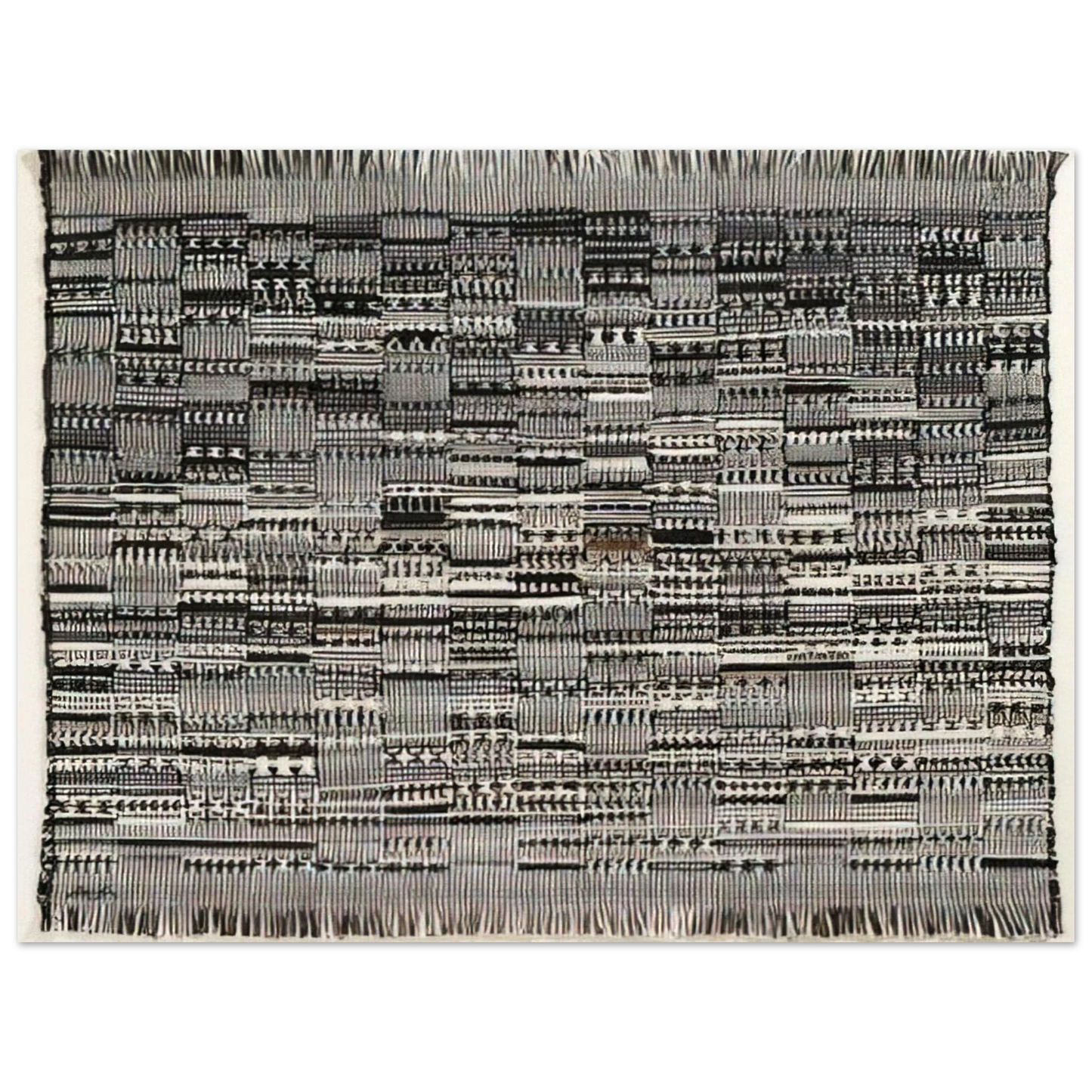 Anni Albers - OPEN LETTER 1958  75x100 cm / 30x40inches Fine Art Poster