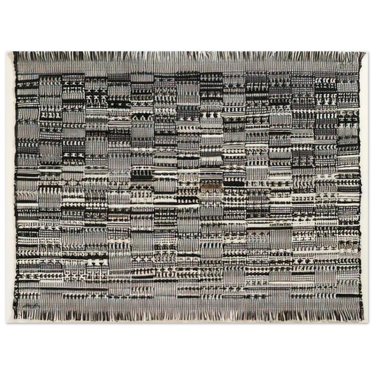 Anni Albers - OPEN LETTER 1958  75x100 cm / 30x40inches Fine Art Poster