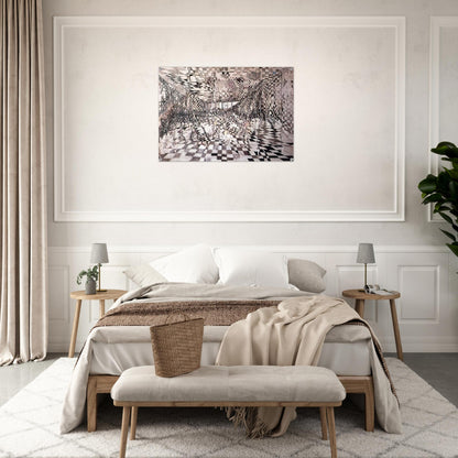 Enigma - 1947 - Maria Helena Vieira da Silva Acrylic Print - 70x100 cm / 28x40″ inches