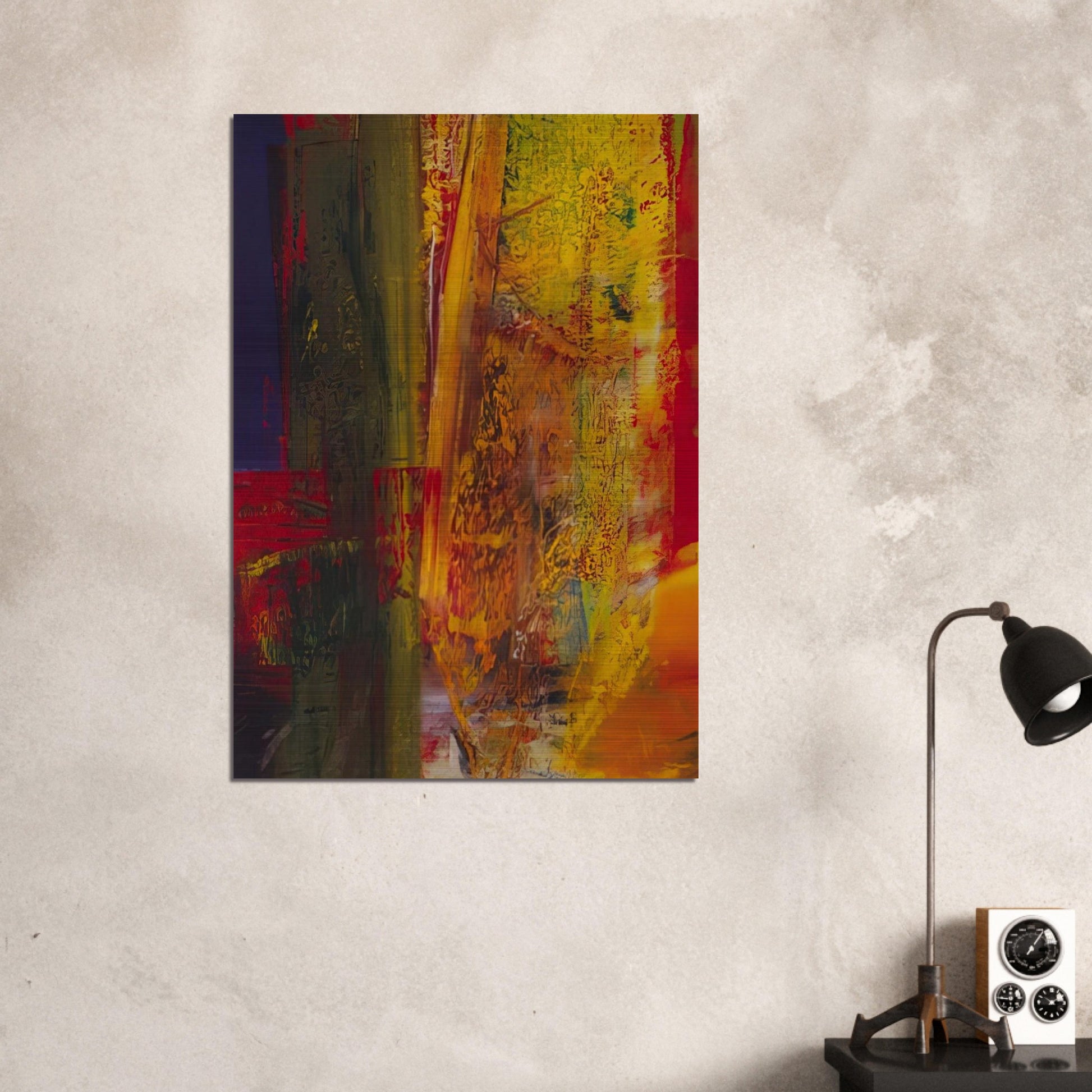 OLBERG 1986 - Gerhard Richter Brushed Aluminum Print - 70x100 cm / 28x40 inches | Gerhard Richter Aluminum Print | Gerhard Richter Prints