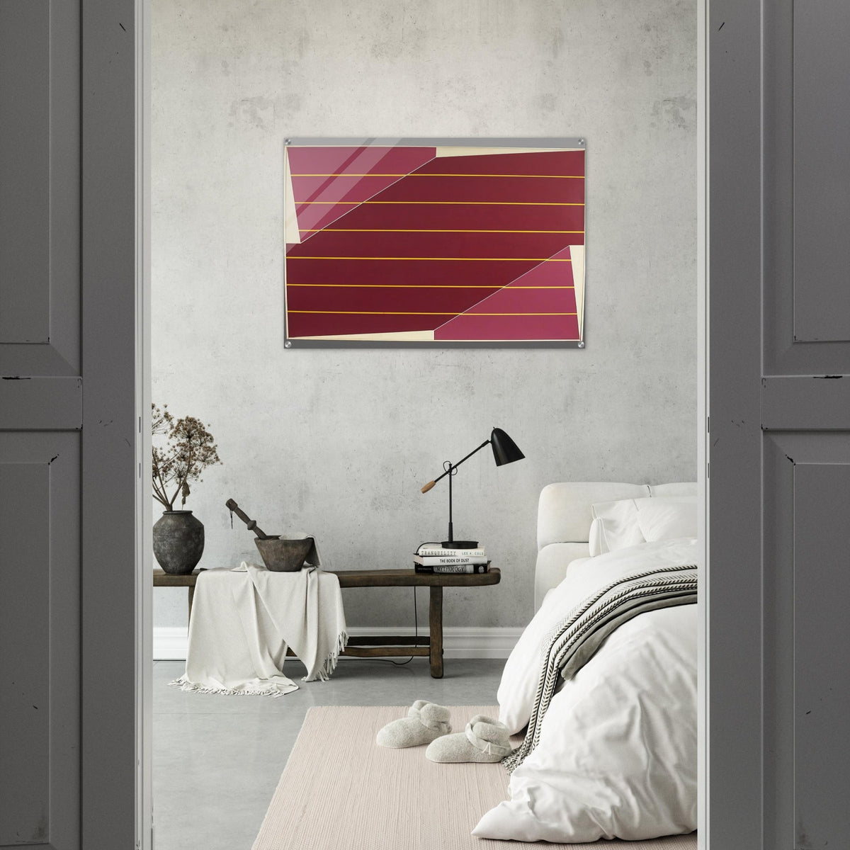 Line Rotation - 1964 - Larry Zox Acrylic Print - 70x100 cm / 28x40″ inches | Larry Zox Wall Art | Larry Zox Prints