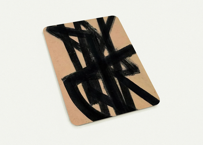Brou de noix 65 x 50 cm, 1948 - 1948 By Pierre Soulages Pack of 10 Post Cards | Pierre Soulages Post Cards | A6 (10.5 x 14.8 cm) - 4.1 x 5.8 inches