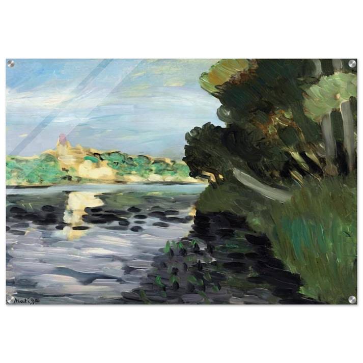 BORDS DE LA SEINE A VETHEUIL 1920 - Henri Matisse Acrylic Print - 70x100 cm / 28x40″ inches