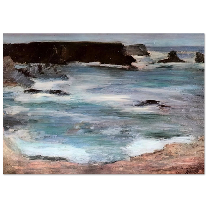 ROCHERS A BELLE ILE 1896 0 - Henri Matisse Brushed Aluminum Print - 70x100 cm / 28x40 inches | Henri Matisse Aluminum Print | Henri Matisse Prints