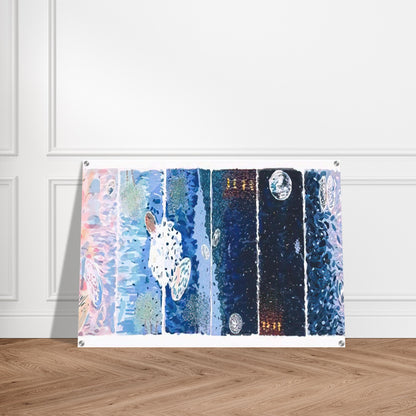 At Sea Japan - 1980 - Jennifer Bartlett Acrylic Print - 70x100 cm / 28x40″ inches