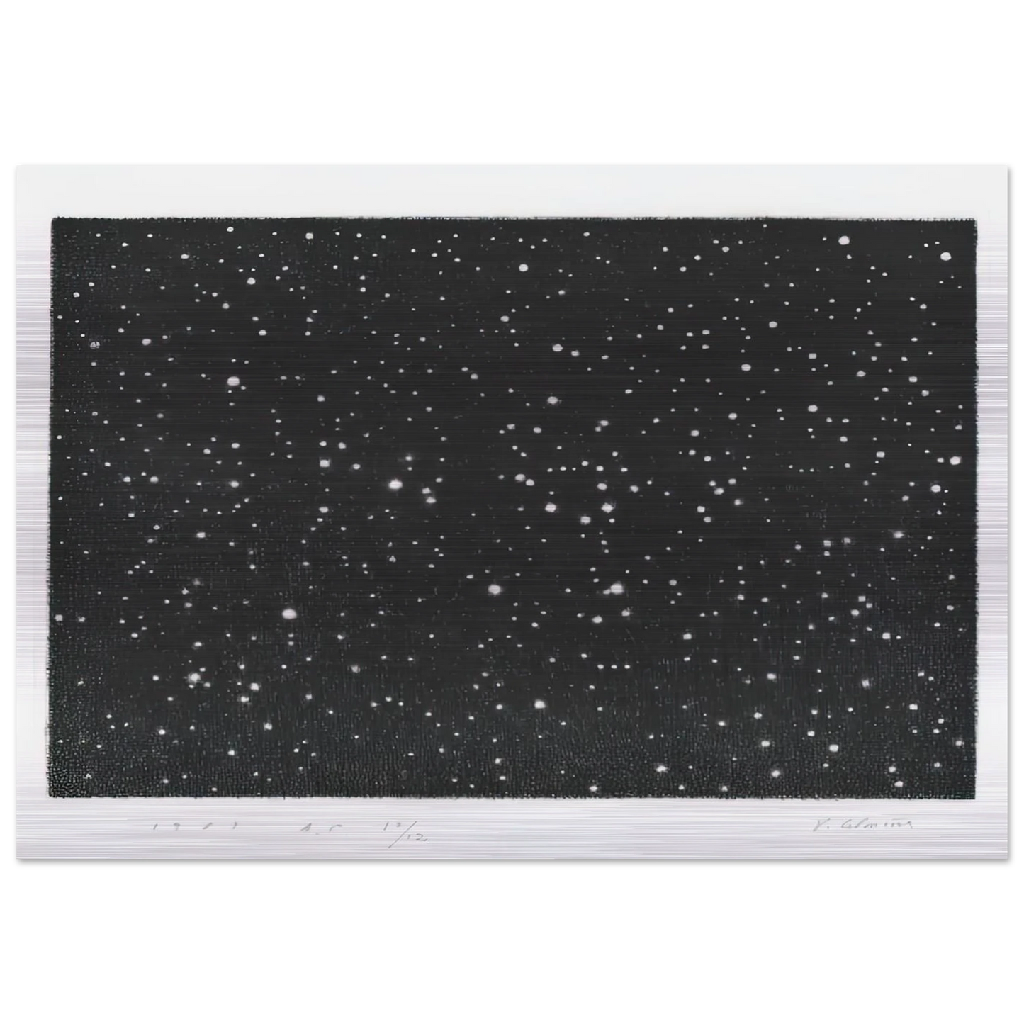 MOUNT HOLYOKE 1987 - Vija Celmins Brushed Aluminum Print - 70x100 cm / 28x40 inches | Vija Celmins Aluminum Print | Vija Celmins Prints