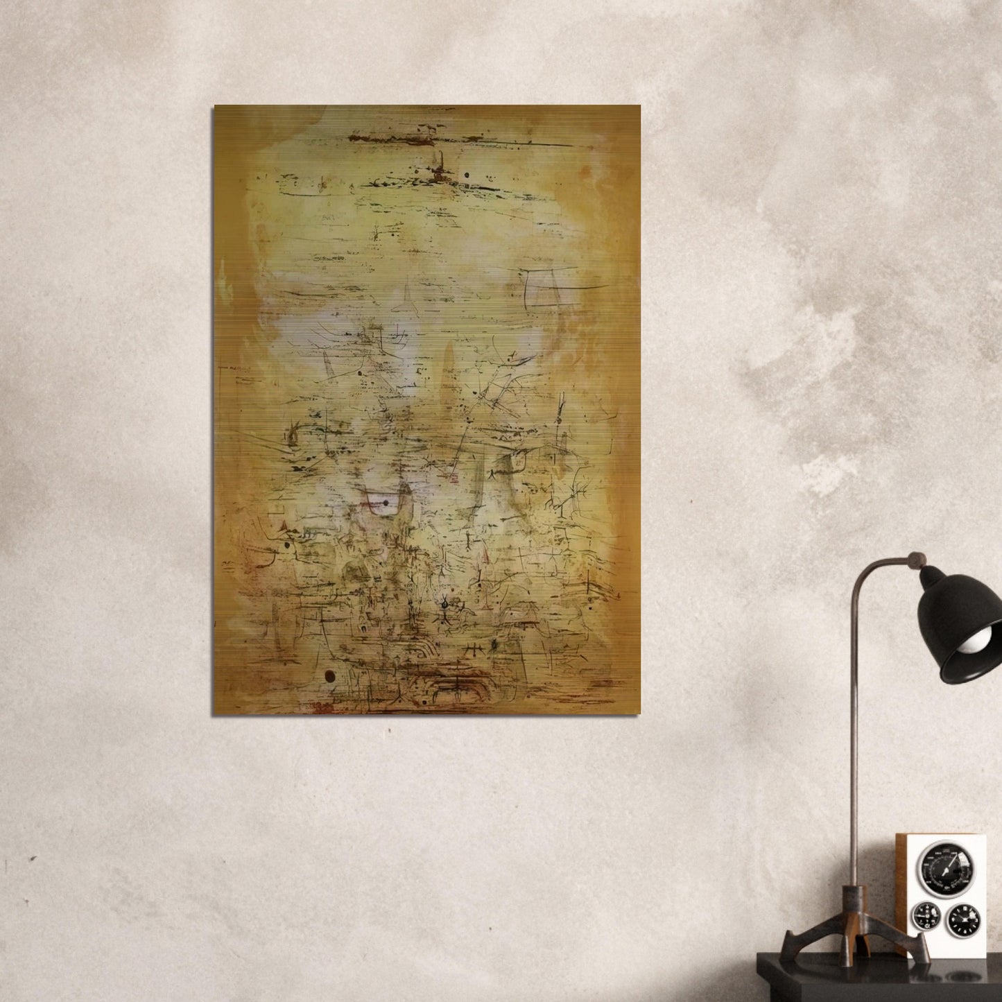 VOL D OISEAUX 1954 - Zao Wou-Ki Brushed Aluminum Print - 70x100 cm / 28x40 inches | Zao Wou-Ki Aluminum Print | Zao Wou-Ki Prints