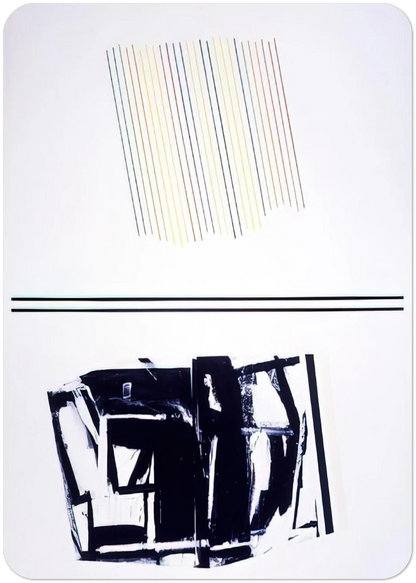 Mother Of All Paintings - 1990 By Ronnie Landfield Pack of 10 Post Cards | Ronnie Landfield Post Cards | A6 (10.5 x 14.8 cm) - 4.1 x 5.8 inches