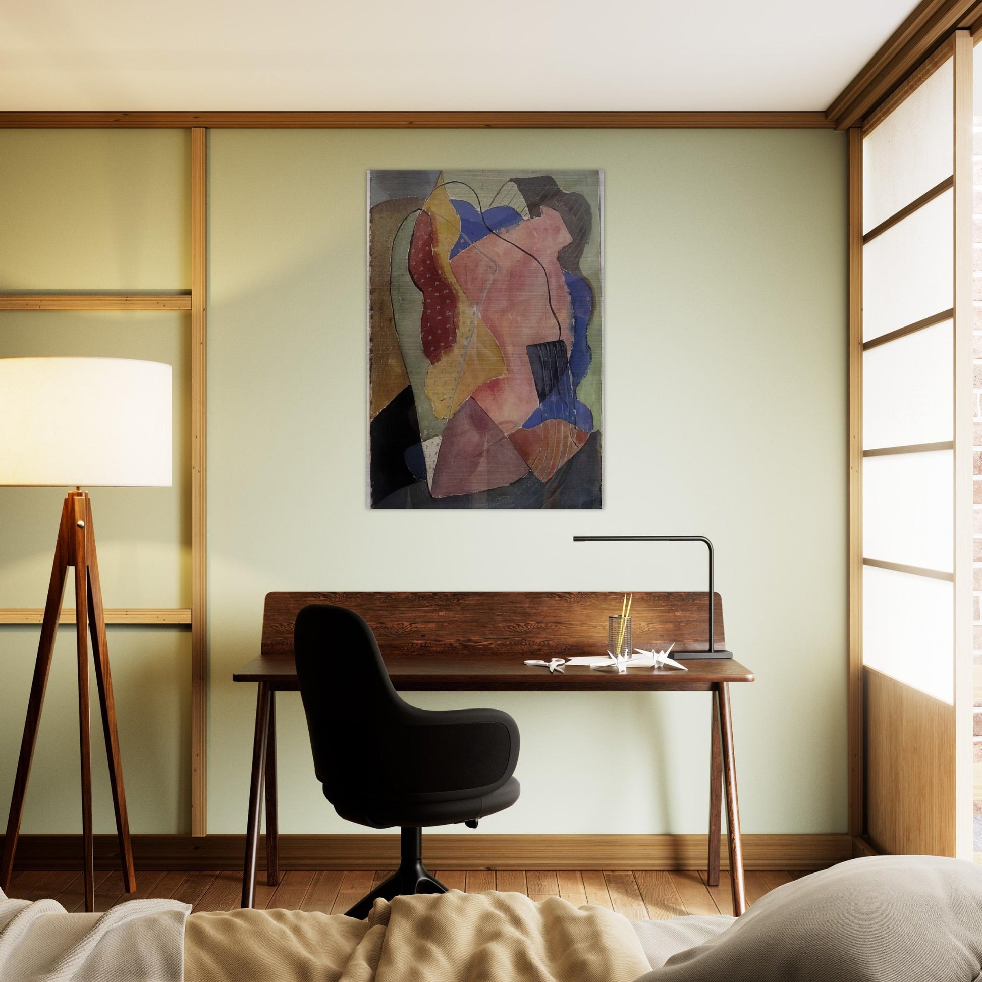 St. Tropez Abstract - 1929 - John Ferren Brushed Aluminum Print - 70x100 cm / 28x40 inches | John Ferren Aluminum Print | John Ferren Prints