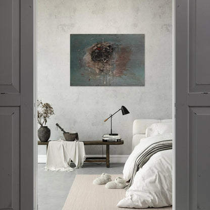 Composition - 1948 - Wols Brushed Aluminum Print - 70x100 cm / 28x40 inches | Wols Aluminum Print | Wols Prints