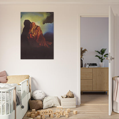 THE VEILED HEART - Salvador Dali Brushed Aluminum Print - 70x100 cm / 28x40 inches | Salvador Dali Aluminum Print | Salvador Dali Prints