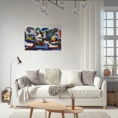 Adventure II - 1963 - Robert Goodnough Brushed Aluminum Print - 70x100 cm / 28x40 inches | Robert Goodnough Aluminum Print | Robert Goodnough Prints