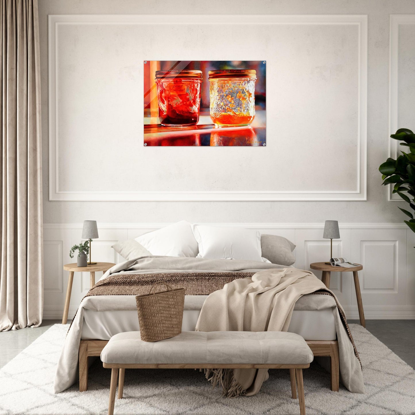 Smears of Jam, Lights of Jelly - 2007 - Mary Pratt Acrylic Print - 70x100 cm / 28x40″ inches