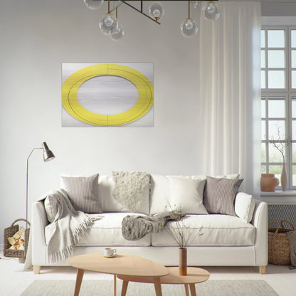 RING IMAGE M 2010 - Robert Mangold Brushed Aluminum Print - 70x100 cm / 28x40 inches | Robert Mangold Aluminum Print | Robert Mangold Prints