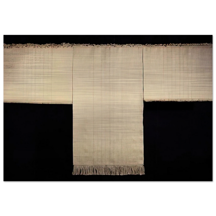 TAU 1974 - Lenore Tawney Brushed Aluminum Print - 70x100 cm / 28x40 inches | Lenore Tawney Aluminum Print | Lenore Tawney Prints