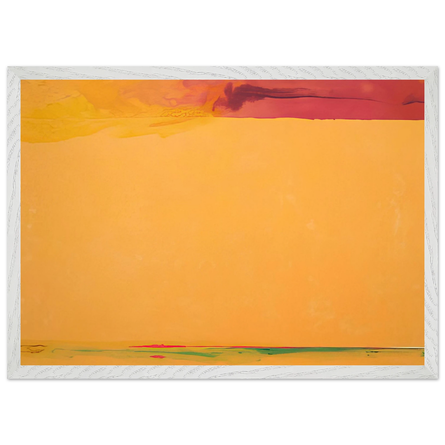Helen Frankenthaler - Southern Exposure - 2005 Wall art - 50x70 cm / 20x28 inches - Premium Wooden Framed Poster With Fine Art Paper-canvas - Black frame