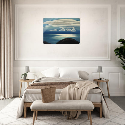 Lake Superior - 1928 - Lawren Harris Acrylic Print - 70x100 cm / 28x40″ inches | Lawren Harris Wall Art | Lawren Harris Prints