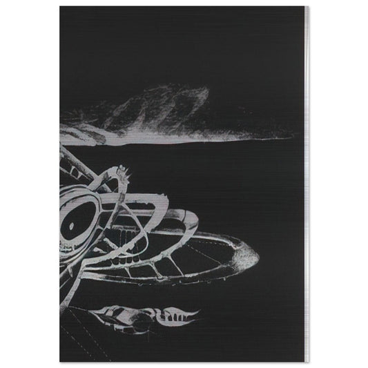 UNTITLED FROM THE NEW YORK COLLECTION FOR STOCKHOLM 1973 - Lee Bontecou Brushed Aluminum Print - 70x100 cm / 28x40 inches | Lee Bontecou Aluminum Print | Lee Bontecou Prints