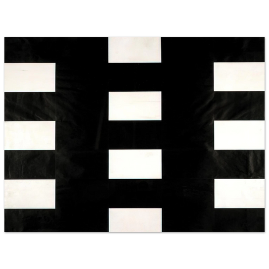 Ellsworth Kelly - White and Black  75x100 cm / 30x40inches Fine Art Poster